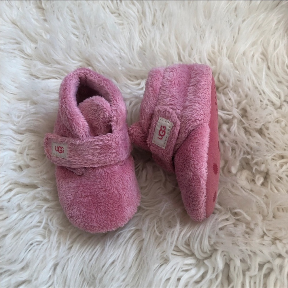 UGG Soft Pink Baby Booties